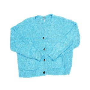 Free People Blue Cardigan